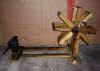 Hand-powered spinning wheel